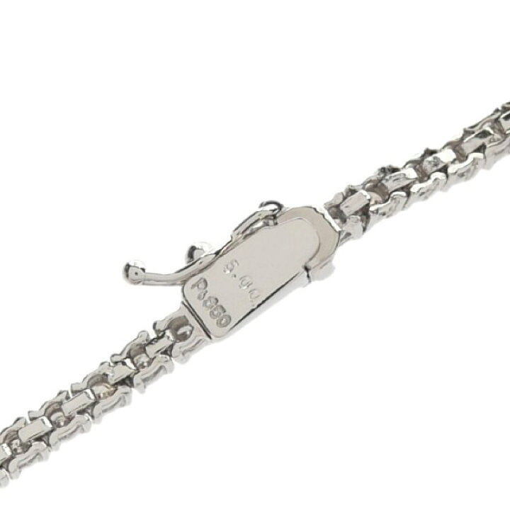 楽天市場】【未使用品】テニスネックレス Pt850 プラチナ ダイヤモンド 