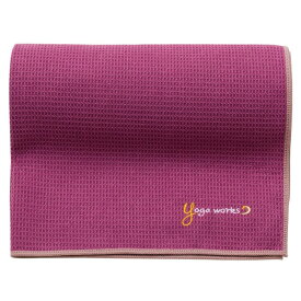 【ランキング1位】ヨガワークス Yogaworks ワッフルヨガラグ ／日本正規品 22SS ヨガタオル ヨガマット ヨガグッズ サスティナブル エコ ホットヨガ 滑り止め トレーニング 汗拭きタオル 軽量 折りたたみ「RM」_L《00325》 [ST-YO]002