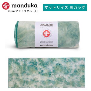 }hDJ Manduka K^I C[NA }bg^I(L) {Ki | eQua YOGA MAT TOWEL 25SS KO zbgK }bg^I X|[c^I ~  g[jO GR TCNf