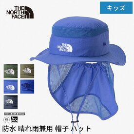 【10%OFF】ザ・ノース・フェイス アウトドア THE NORTH FACE キッズ サンシールド ハット 国内正規品 Kids' Sunshield Hat 帽子 UVカット 紫外線対策 日焼け 撥水 日よけ キャンプ リサイクル素材 NNJ02316「KH」【SALE】