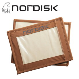 ●【エントリーでP10倍★24日20:00～27日9:59まで】【まとめ買いクーポン配布中】NORDISK ノルディスク Name Boards (2 Pieces)　Chocolate 148091 【日本正規品 ネームボード テント雑貨 キャンプ アウトドア】