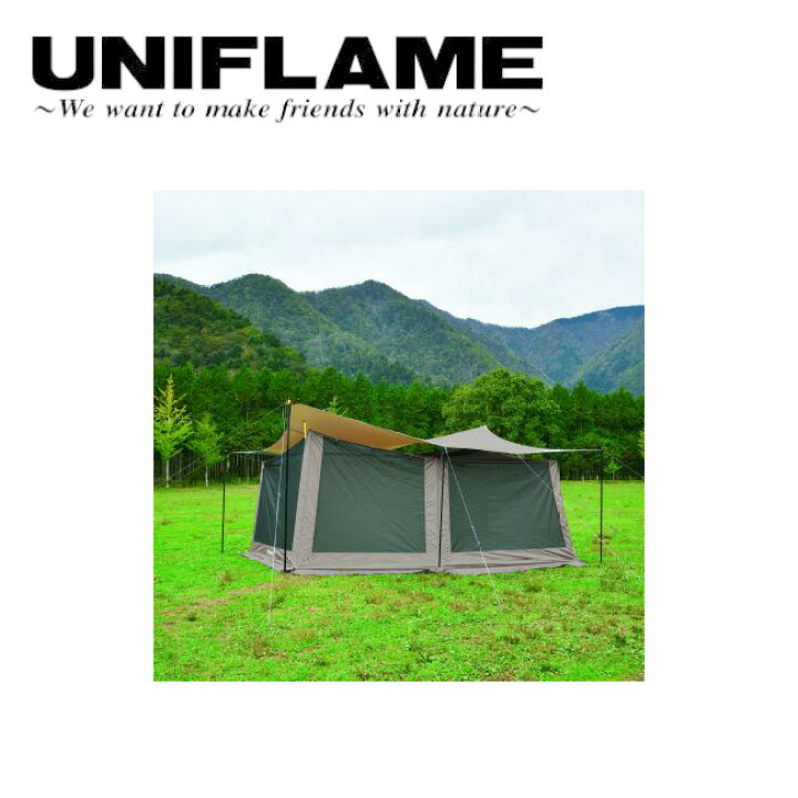 楽天市場】○UNIFLAME ユニフレーム REVOメッシュウォールII L TAN 