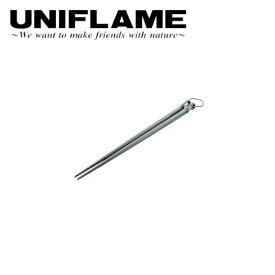 ●UNIFLAME ユニフレーム カラ箸 グレー 666463 【食器 キャンプ アウトドア 料理】【メール便・代引不可】