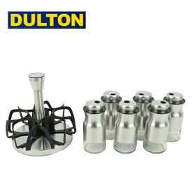 ●DULTON ダルトン CURVED SPICE JAR SET OF 6 カーブドスパイスジャー6個セット K20-0126/6 【容器 調味料 料理 キッチン アウトドア】