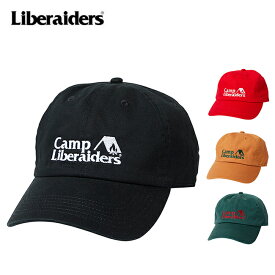 ●Liberaiders リベレイダース CAMP LIBERAIDERS 6PANEL CAP キャンプリべレイダース6パネルキャップ 739052101 【アウトドア 帽子 カジュアル おしゃれ】