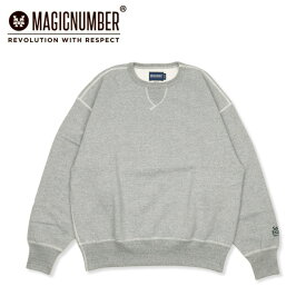 【まとめ買いクーポン配布中】●MAGICNUMBER マジックナンバー SALTY FATIGUE LOOPWHEEL CREW SWEAT ループホイールクルースウェット 22FW-MN002 【トップス トレーナー アウトドア】