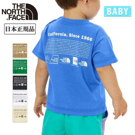 ●THE NORTH FACE ノースフェイス B S/S Historical Logo Tee ベビーショートスリーブヒストリカルロゴティー NTB32356 【 日本正規品 半袖 乳児 トップス 】【メール便・代引不可】