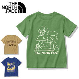 ●THE NORTH FACE ノースフェイス S/S Graphic Tee ショートスリーブグラフィックティー NTJ32335 【日本正規品 Tシャツ 半袖 キッズ 子ども】【メール便・代引不可】