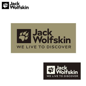 ●Jack Wolfskin ジャックウルフスキン JP STD LOGO STICKER ロゴステッカー 8007701 【カスタム シール おしゃれ アウトドア】【メール便・代引不可】