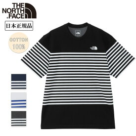 THE NORTH FACE ノースフェイス S/S Panel Border Tee ショートスリーブパネルボーダーティー NT32406 【 トップス 半袖 Tシャツ 速乾性 UVガード 日本正規品 】【メール便・代引不可】