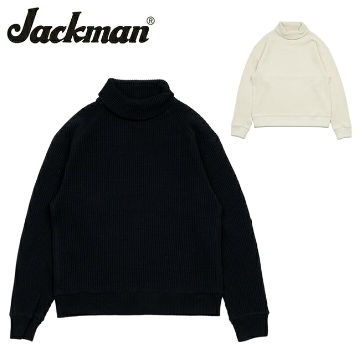 楽天市場】○Jackman ジャックマン Waffle Highneck ワッフル 