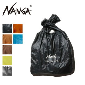 ●NANGA ナンガ NANGA POCKETABLE ECO BAG(LIVE THE LIFE) ナンガポケッタブルエコバッグ 【 軽量 レジ袋 コンパクト 手提げバッグ 】【メール便・代引不可】