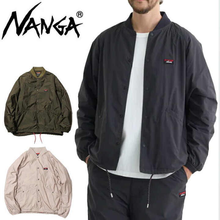 楽天市場】○NANGA ナンガ RIB COLLAR COACH JACKET リブカラーコーチ  