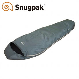 【クーポン配布】●Snugpak スナグパック トラベライト マミー ライトジップ グレー SP16696GR 【 寝袋 シュラフ 軽量 車中泊 キャンプ アウトドア 】