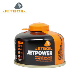 ●JETBOIL ジェットボイル ジェットパワー100G 1824332 【アウトドア キャンプ ガスカートリッジ BBQ 日本正規品】