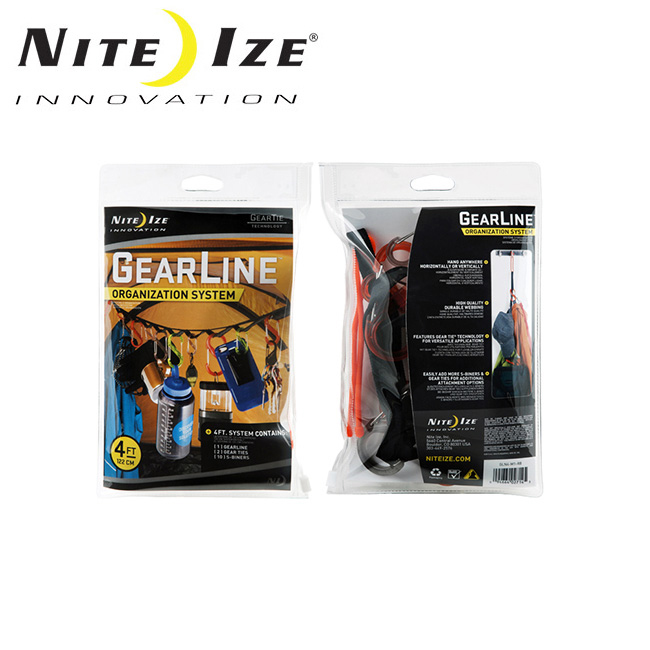 便利 小物 雑貨 キー 即発送可能 ツール NITE-IZE ナイトアイズ 選択 GEAR 整理整頓 GLN4-M1-R8 テントアクセサリー LINE 便利グッズ ロープ 4フィート