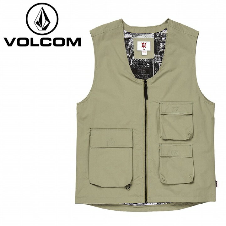 楽天市場】○VOLCOM ボルコム Tokyo True Nylon Vest トウキョウ 