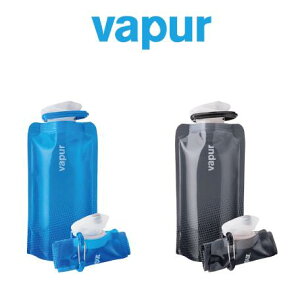 Vapur Anti-Bottle Wide Mouth | Cyan Blue / Cool Grey 0.5L ���F�C�p�[ �A���`�{�g�� | Water Bottle �E�H�[�^�[�{�g�� �|�[�^�u�� �R���p�N�g ���� �܂肽���� �J���r�i�t�� �y�� �����\ �A�E�g�h�A �L�����v 