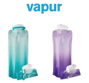 Vapur Anti-Bottle Wide Mouth | Malibu Teal / Lavender 0.7L ���F�C�p�[ �A���`�{�g�� | Water Bottle �E�H�[�^�[�{�g�� �|�[�^�u�� �R���p�N�g ���� �܂肽���� �J���r�i�t�� �y�� �����\ �A�E�g�h�A �L�����v