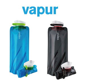 Vapur Anti-Bottle Wide Mouth | Water(Blue) / Fire(Black) 0.7L ���F�C�p�[ �A���`�{�g�� | Water Bottle �E�H�[�^�[�{�g�� �|�[�^�u�� �R���p�N�g ���� �܂肽���� �J���r�i�t�� �y�� �����\ �A�E�g�h�A �L����