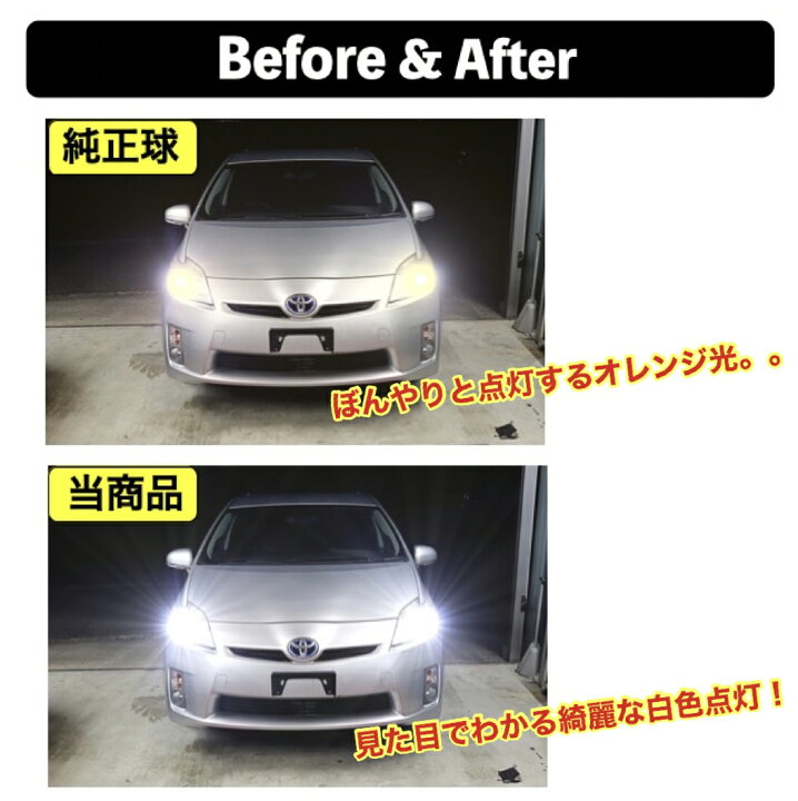 楽天市場】トヨタ アクア 10系 LED ヘッドライト フォグランプ H8 H11 