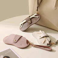 メガ 旅行 ポータブル メガネ収納袋 収納 レディース めがね 軽量 おしゃれ 17.5*7.5cm メガネポーチ 眼…