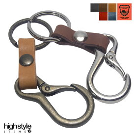 栃木レザー キーホルダー メンズ レディース【日本製】栃木レザー＆ミニカラビナ ベースグレードタイプ キーホルダー★アクセサリー プレゼント 贈り物 ハイスタイル