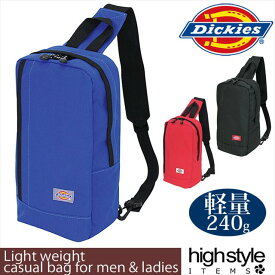 ボディバッグ メンズ レディース Dickies(ディッキーズ)カジュアル 旅行 軽量ワンショルダーバッグ★鞄 カバン 通勤 通学 旅行 プレゼント　ハイスタイル