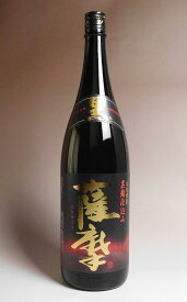 黒薩摩25度1800ml 【薩摩酒造】【芋焼酎 いも焼酎 鹿児島 手土産 楽天 プレゼント ギフト 1.8l あす楽】