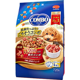 コンボ ドッグ Wお肉入り 720g（180g×4袋入）