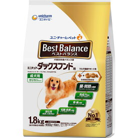 ベストバランス カリカリ仕立て ミニチュア・ダックスフンド用 1.8kg〔26070543dd〕