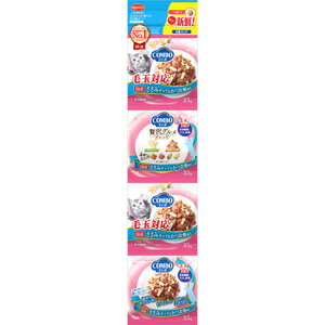 コンボ キャット 連パック 毛玉対応 ささみチップ&かつお節添え 140g(35g×4袋)