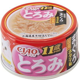 いなば チャオ とろみ 11歳からのささみ・まぐろ ホタテ味 80g×24缶〔24030844cw〕