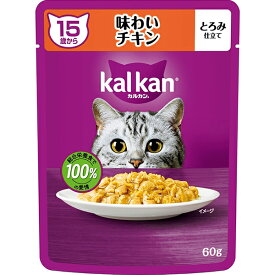 カルカン パウチ ゼリー仕立て 15歳から 味わいチキン 60g×12コ〔260508107cw〕