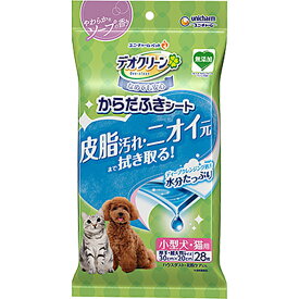 デオクリーン からだふきシート 小型犬・猫用 やわらかなソープの香り 28枚〔26041111pc〕