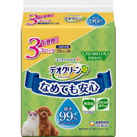 デオクリーン 純水99％ウェットティッシュ つめかえ用 70枚×3コパック〔26021113pc〕〔26031112pc〕
