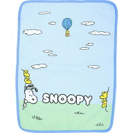 スヌーピー青空柄クールブランケット