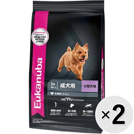 【セット販売】ユーカヌバ 成犬用 小型犬用1歳以上 2.7kg×2コ〔2404056dd〕