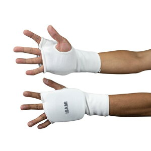 【ISAMI】イサミ 拳サポーター L-352 白 1組売り