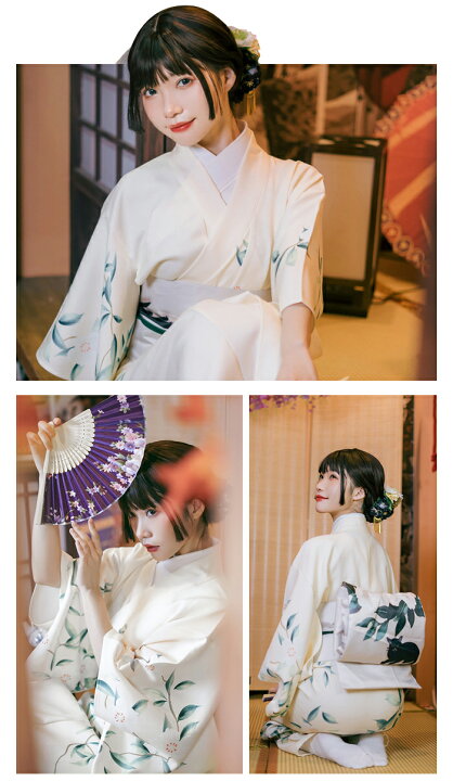 楽天市場】浴衣 レディース 9点セット 和服 夏着物 レトロ 着付け 