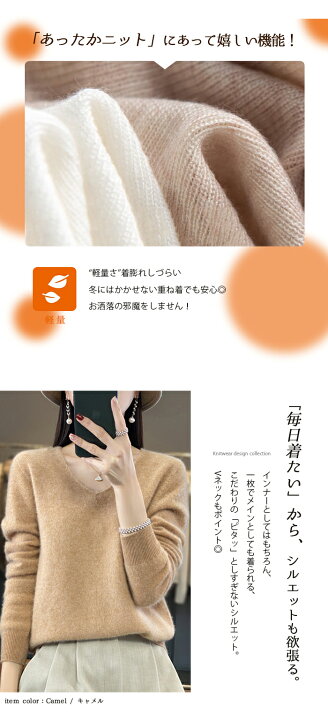 楽天市場】51％OFFクーポン 長袖 セーター ウール ニット 薄手 