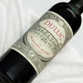 デュリュック・ド　ブラネール・デュクリュ [2017]　ハーフボトル Duluc de Branaire Ducru [2017年] フランスワイン/ボルドー/サンジュリアン/赤ワイン/ミディアムボディ/375ml