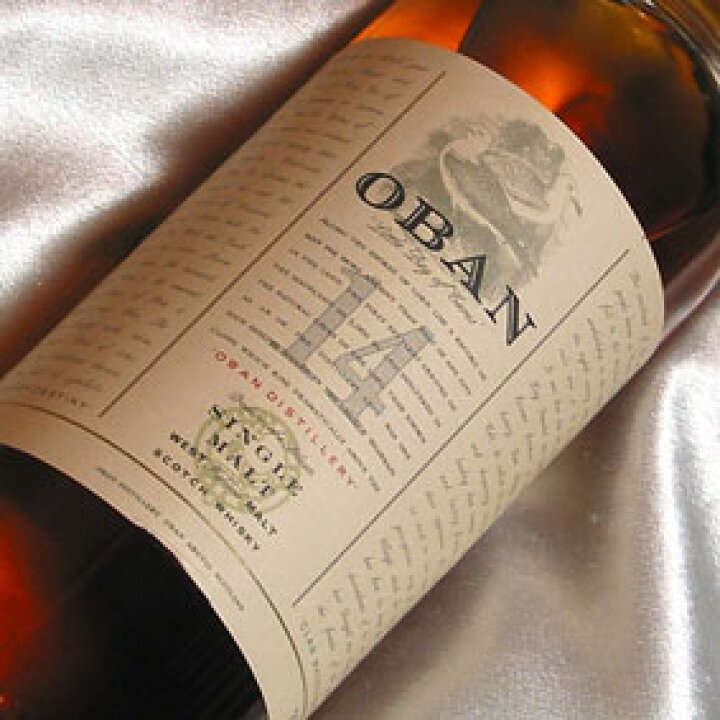 楽天市場】【正規品】オーバン14年 箱付き Oban Aged 14 Years 