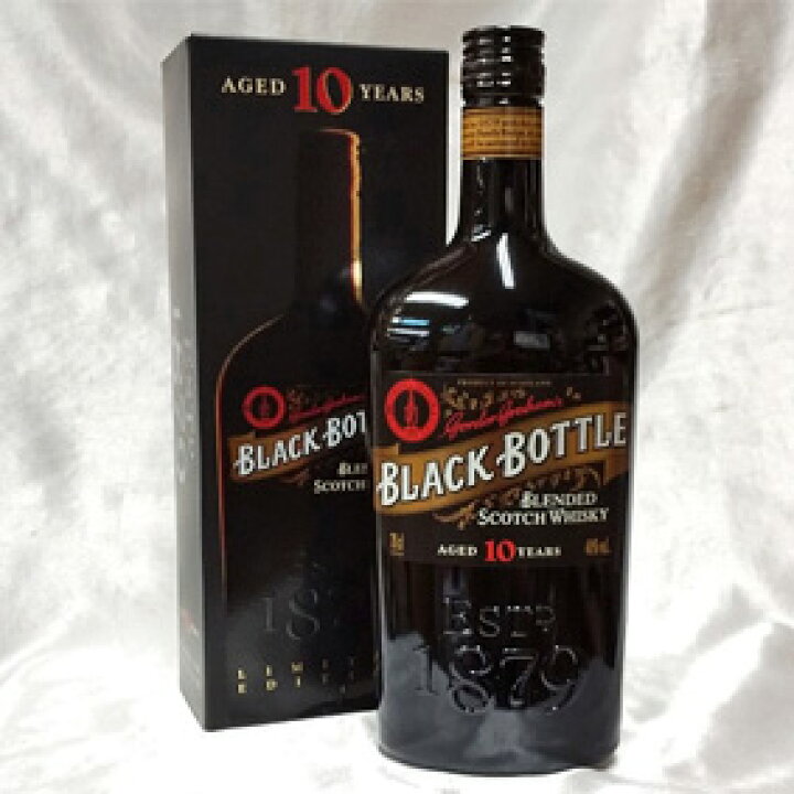 楽天市場】ブラックボトル 10年 箱付き（並行品） Black Bottle Aged 