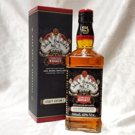 ジャック・ダニエル　レガシー・エディション 2 箱付き（並行品）/700ml/43度/ブラウン・フォーマン社 Jack Daniel's Legacy Edition 2 Tennessee Whisky アメリカ/バーボン/テネシー・ウイスキー