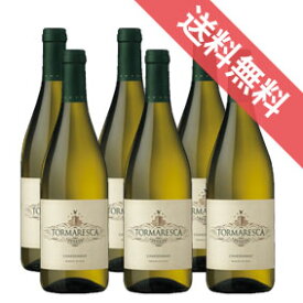 【送料無料】トルマレスカ　トルマレスカ　シャルドネ　ハーフボトル　6本セットTormaresca Chardonnay1/2 イタリアワイン/白ワイン/辛口/375ml×6【イタリアワイン】