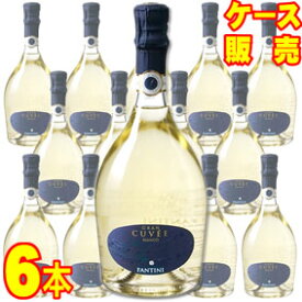 ファンティーニ スプマンテ グラン キュヴェ 750ml 6本セット　ケース販売【正規品・取り寄せ品】ファンティーニ （ファルネーゼ） イタリアワイン/スパークリングワイン/辛口/ 750ml × 6 【まとめ買い】【ケース売り】【業務用】【稲葉】