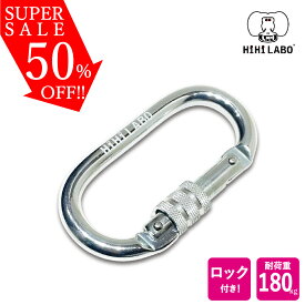 【5日限定10%OFFクーポン】 カラビナ ハンモック 吊り 下げ 金具 高強度 ネジロック 固定 吊り下げ ハンモックチェア 取り付け 特大 ハンモックフック ハンモックツール アクセサリー 外れ防止 ネジ式 ロック付き カラビナフック 大きい 高級 頑丈