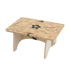 TENTFACTORY テントファクトリー プライユニットテーブル60 TF-PUT60 OSB / ユニットテーブル サイドテーブル ウッドボード プライウッド 作業台 コンパクト 堅牢 キャンプ アウトドア オートキャンプ レジャー tf-put60