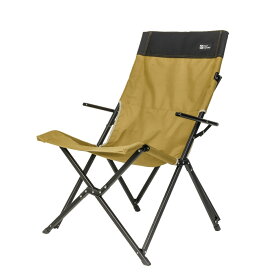 TENTFACTORY テントファクトリー カスタムHBチェア TF-CHB OC / アウトドアチェア ハイバック 肘付き 軽量 アルミ キャンプチェア 折りたたみ椅子 アウトドア コンパクト 持ち運び tf-chb